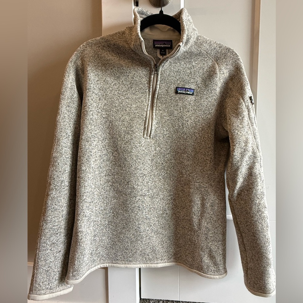 Patagonia Light Tan Fleece Jacket